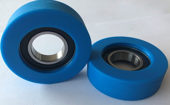 Bearing 6204 2RS Escalator Spare Part Step Chain Roller 75x23.5 Integrate Roller Pin 20