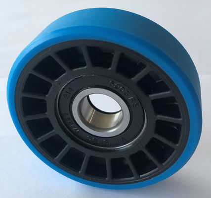 PA Escalator Spare Part 76.2x22 Hub Type Roller With Bearing 6205