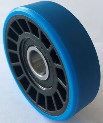 76.2x22d Escalator Spare Part Hub Type Roller With Bearing 6204