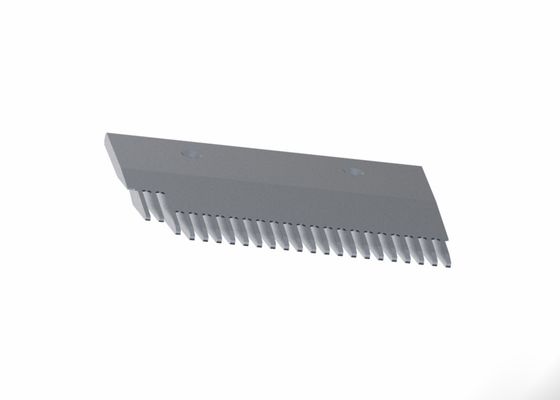 Alu Moving Walk Floor Plate Left Side Comb Plate For Pallet With Plastic Inserts
