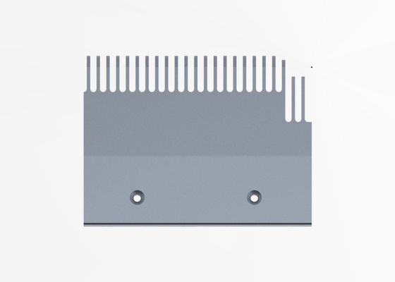Alu Moving Walk Floor Plate Left Side Comb Plate For Pallet With Plastic Inserts