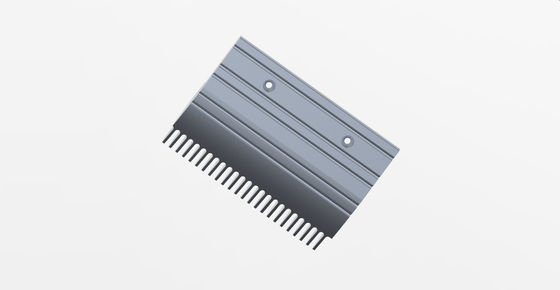 101.7mm Holes Distant Comb Pitch 8.466 Shopping Mall Moving Walk Aluminum Comb